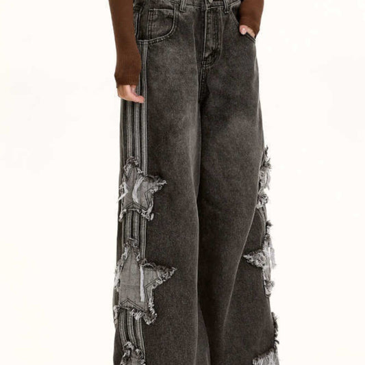 Loose Slimming  Draping Wide-leg Floor-length Pants