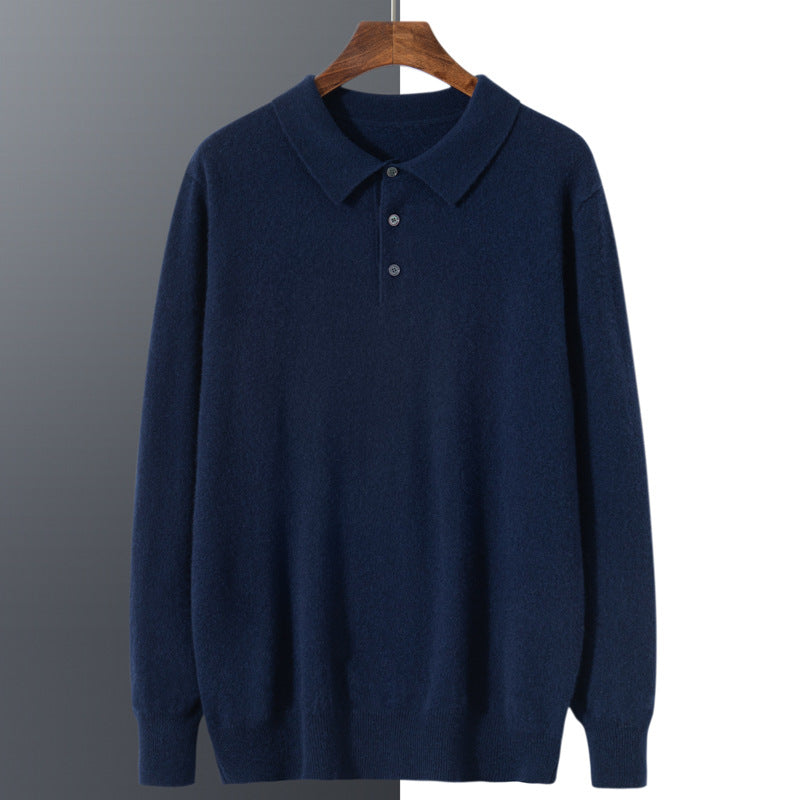 Casual Fashion Men's Knitted Bottoming Shirt
