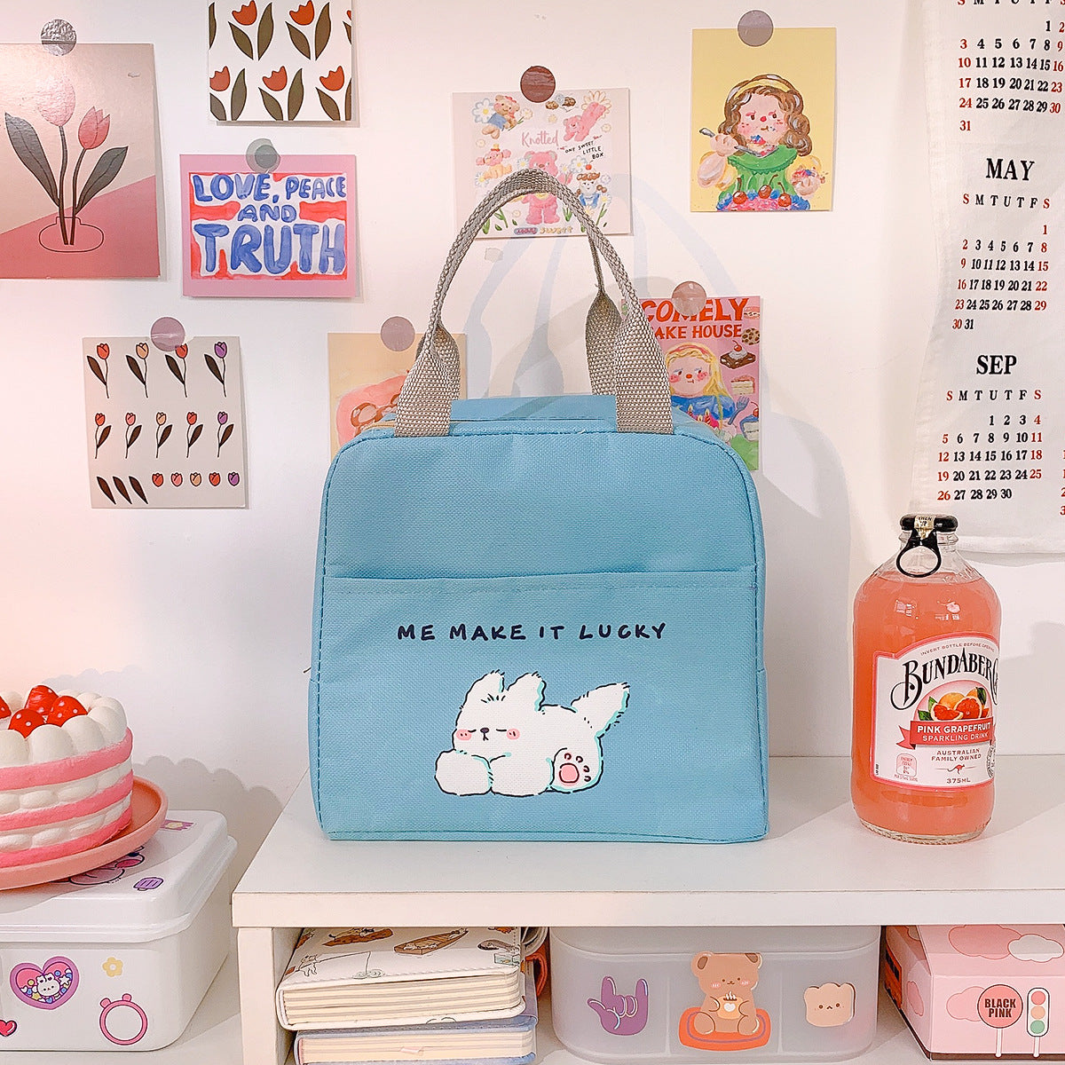 Cartoon Portable Insulated Lunch Box Storage Bag