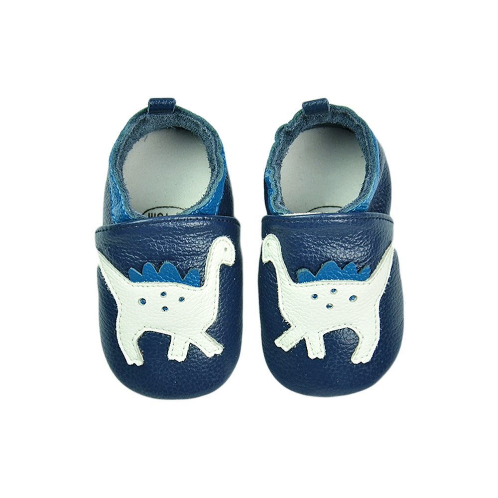 Baby's Cow Hide Shoes Soft Bottom Toddler