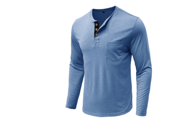 Men's Long Sleeve Round Neck T-shirt