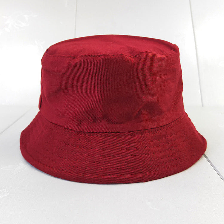 Children's Cotton Embroidered Fisherman Hat