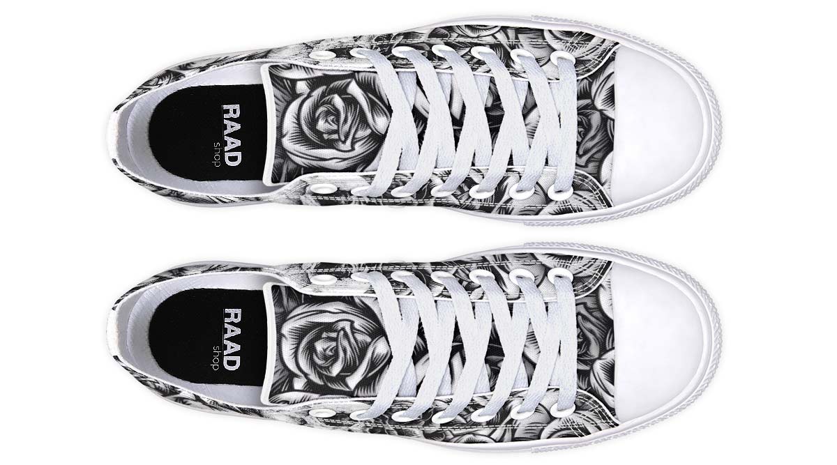 Fashion Print Couple Low-Top Canvas Shoes