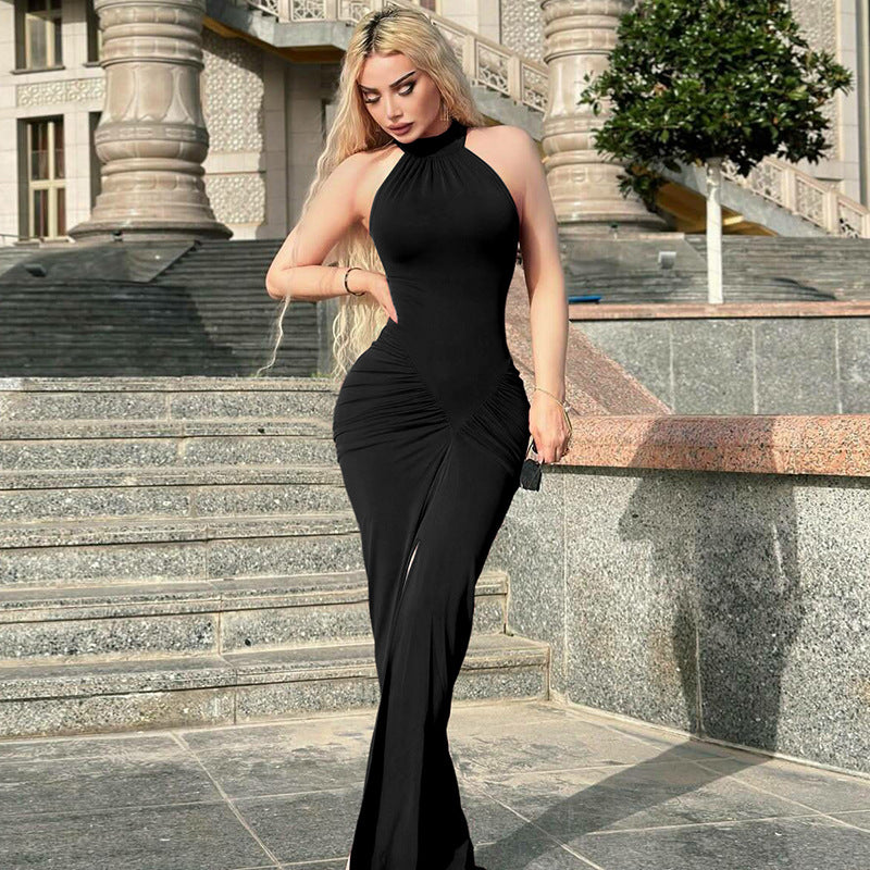 Fashionable Chic Zipper Sleeveless Dress For Women