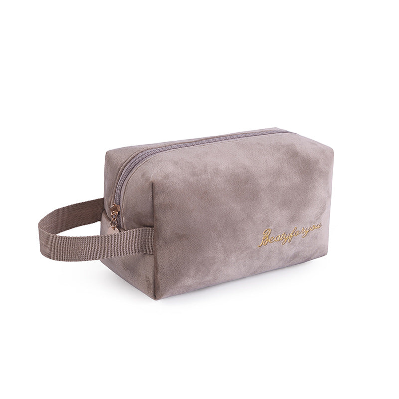 Flannel Cosmetic Storage Bag Tote Cloth