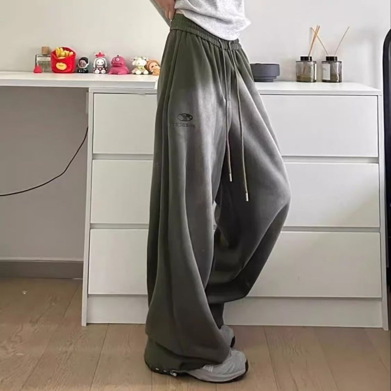 Women's Autumn And Winter American High Street Sports Pants