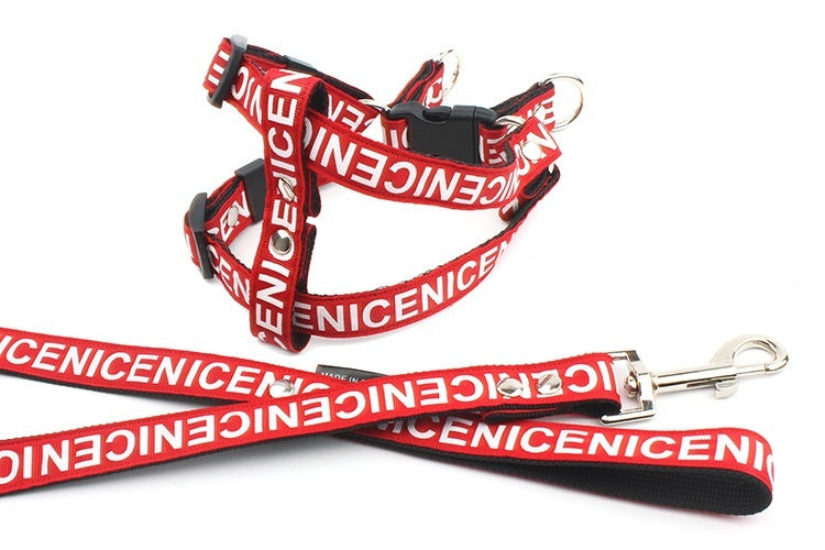 Casual PET Polyester Traction Dog Collar