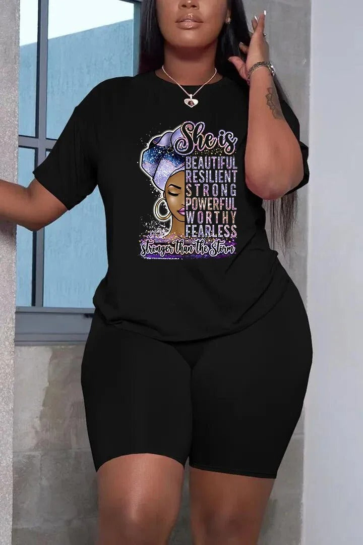 Summer New Short-Sleeve Shorts Set