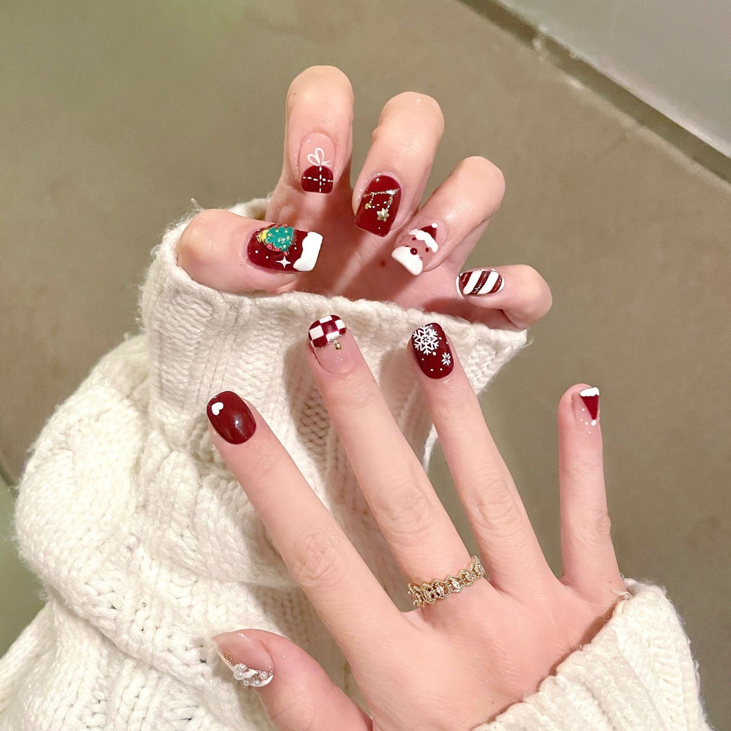 Manicure Combination Patch Finished Product Removable