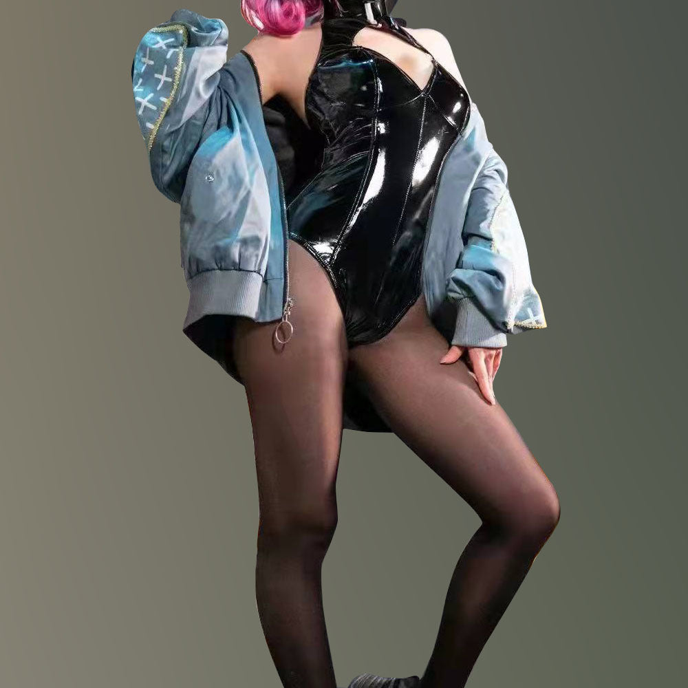 Latex Ammonia Three-dimensional Chest Bust Bodysuit