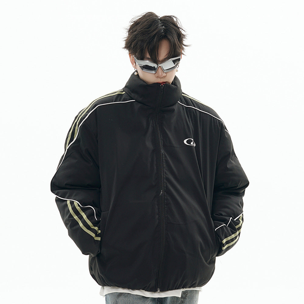 Trendy Brand Winter Bread Cotton-padded Coat For Men
