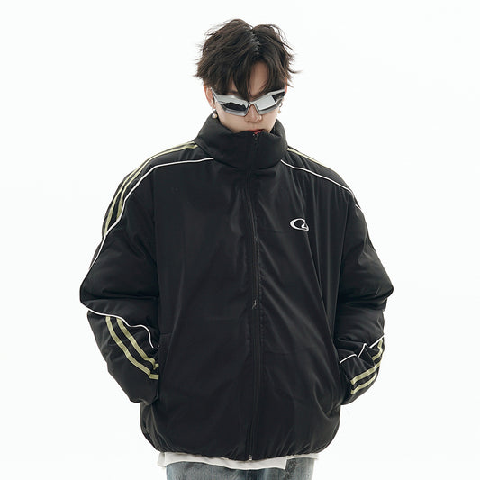 Trendy Brand Winter Bread Cotton-padded Coat For Men