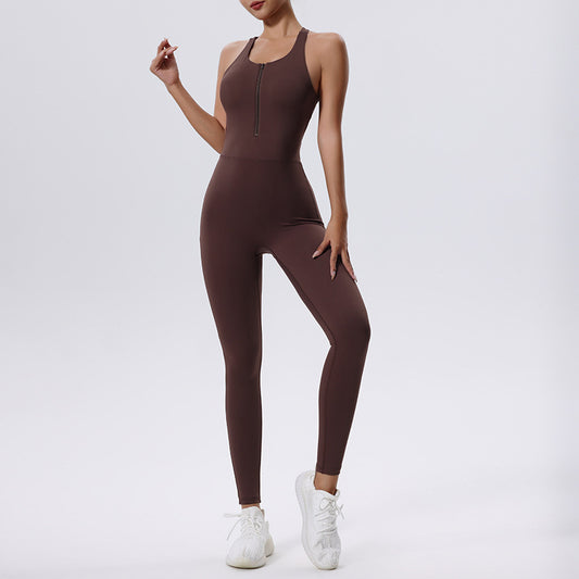 Yogabodydragt til kvinder med bh og Nude Feel
