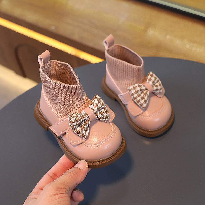 Baby Pumps Blød Bund Småbørnssko Dame Små Børnesko Lædersko