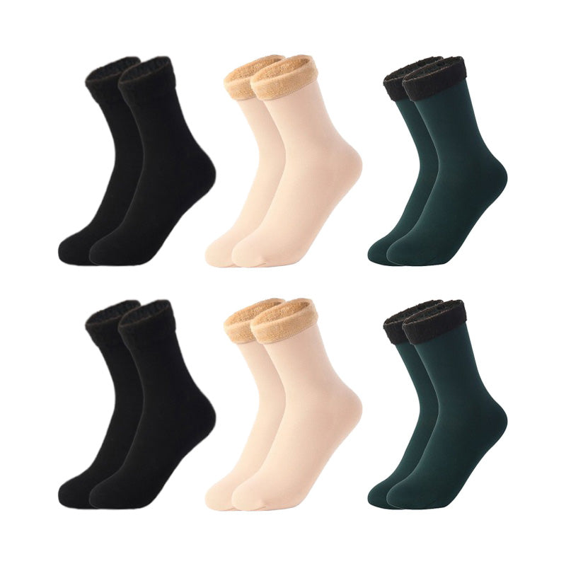 Winter Plush Snow Socks For Antifreeze And Warmth