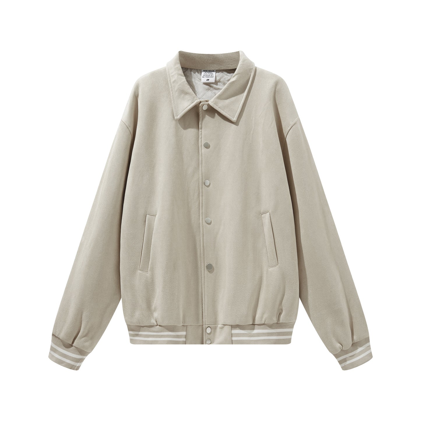 American Suede Lapel Jacket Bomber