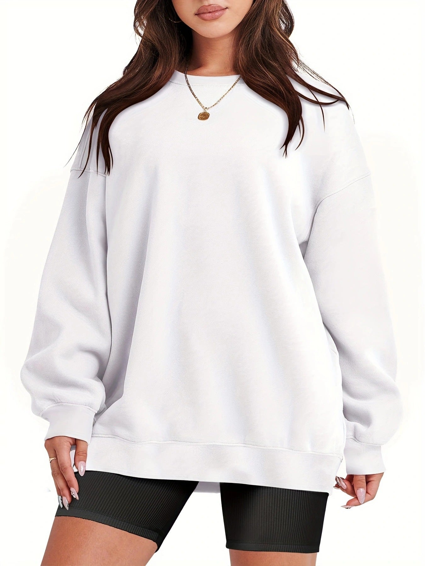 Løs sweatshirt til damer