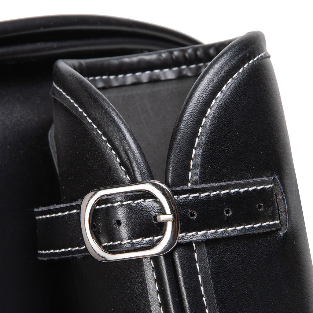 Cross-border Hot Sale Motorcycle Tail Coded Lock Of Bags And Suitcases Side Bag Prince Cruise Modified Side Bag Dark Punk