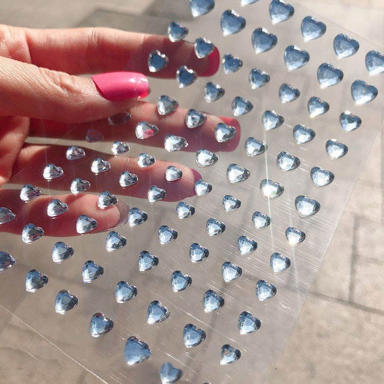 Comes With Sticky Pearl Stick-on Crystals Transparent Photo Shoot
