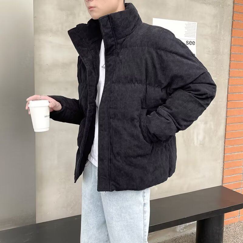 Mens Stylish Warm Cotton-padded Jacket For Sports And Casual Wear Trendy And Cool