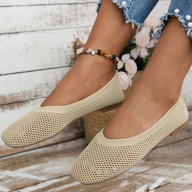 Women's Casual Versatile Solid Color Single Shoes