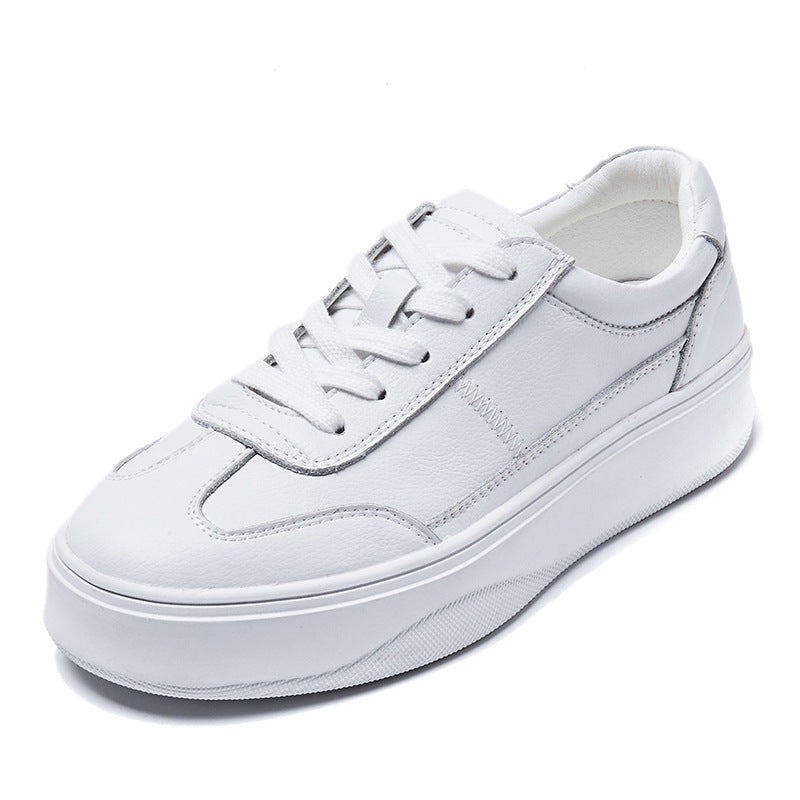 Women's Summer Breathable Flat Casual Leather Shoes