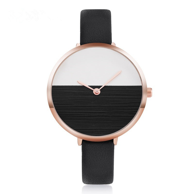 Students Korean Style Simple Women's Waterproof Fashion Quartz Watch Strap Foreign Trade