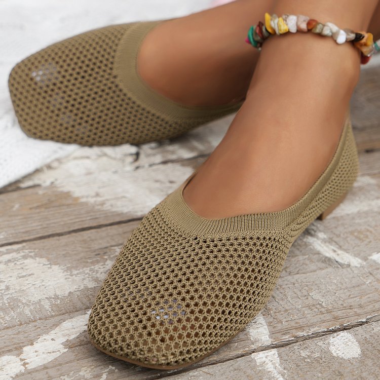 Women's Casual Versatile Solid Color Single Shoes