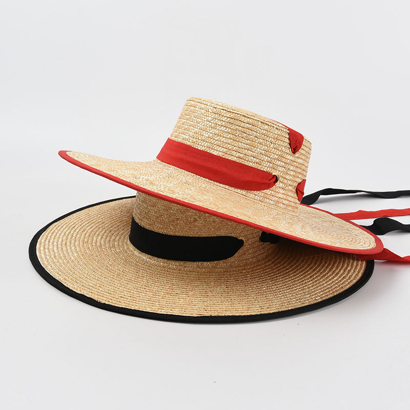 New European And American Fashion Women's Strappy Straw Hat