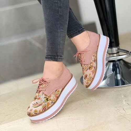 Plus Size Wedge Platform Women's Casual Muffin Bottom Shoes