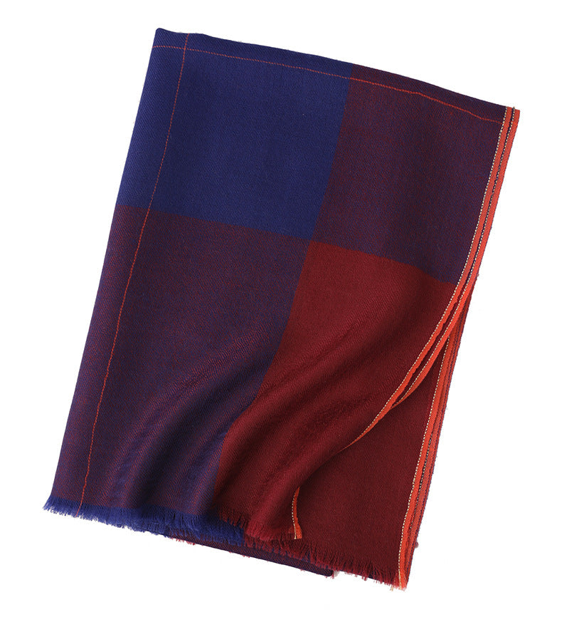 Multicolor Plaid Long Bib In Stock