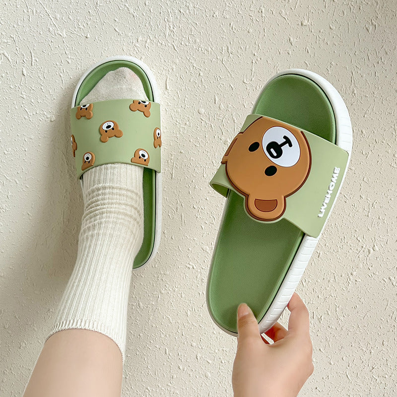 Couples Wear Non-slip Thick-soled Sandals Indoors And Outdoors