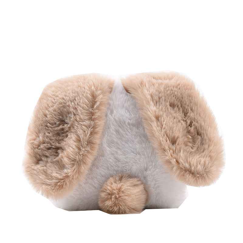Cute Plush Ears Bunny Tail Fashion Macaron