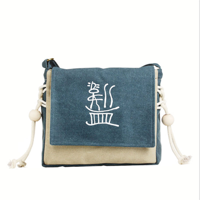 Printed Dongba Women's Shoulder Bag