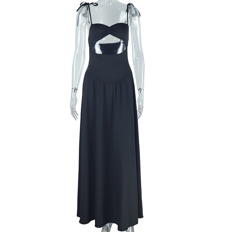 Strapless Off The Shoulder Sleeveless Maxi Dress