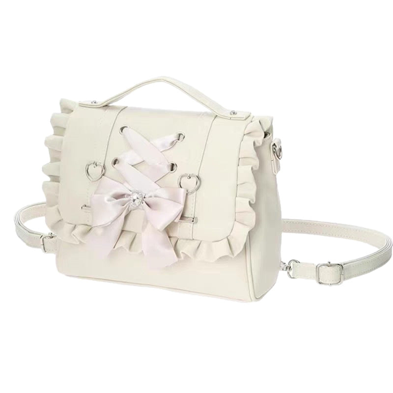 Lolita Bowknot Bag Love Hand-held Shoulder Crossbody Backpack