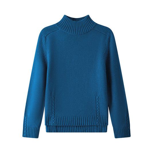 Design Retro Commuter Sweater Loose Soft Nuo Top Sweater For Women