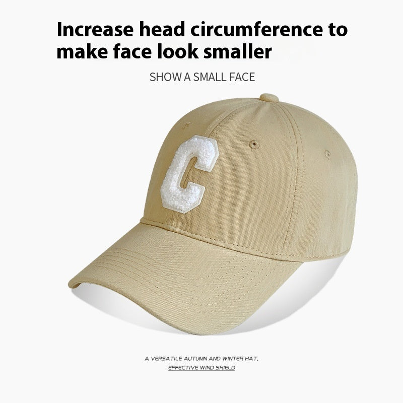 Big Head Circumference Baseball Cap Female Face Little Wild 65cm