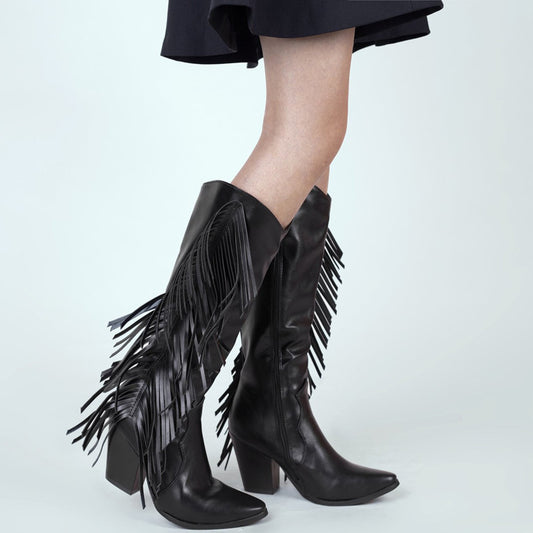 Tassel Martin Boots Plus Size European And American Fashion