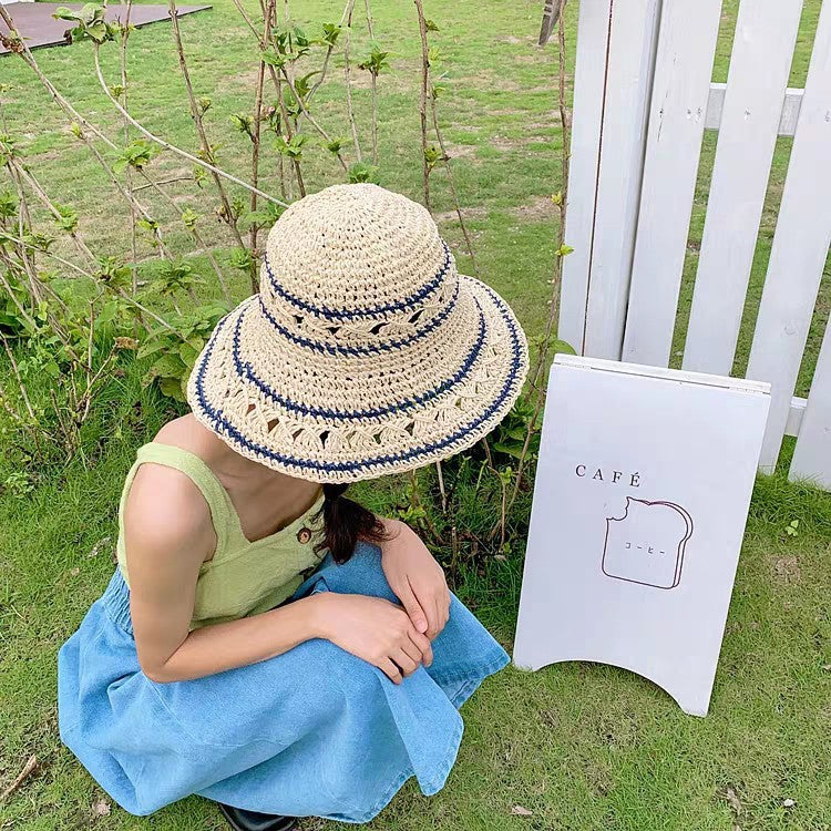 Holiday Foldable Straw Hat Spring New