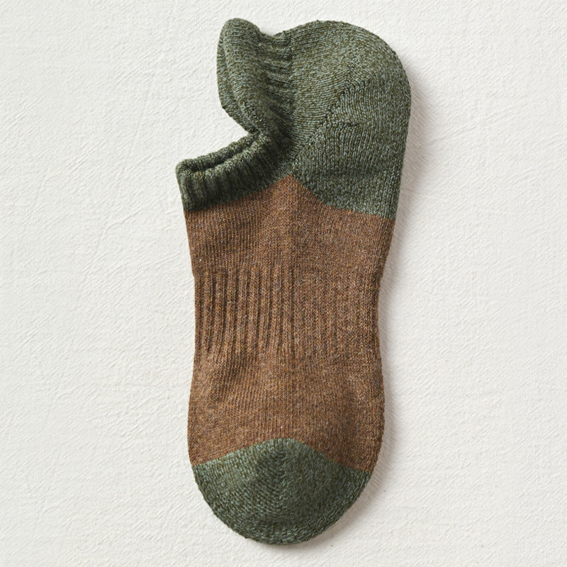 Sweat-absorbing Breathable Autumn And Winter Cotton Boat Socks