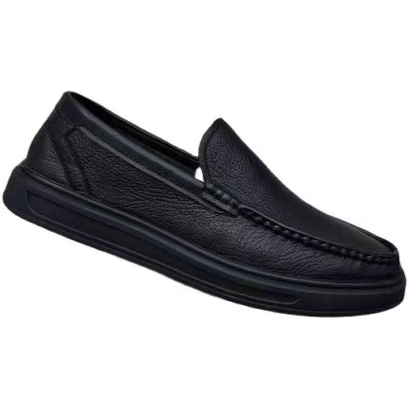 New Soft Leather Slip On Loafers With A Soft Upper