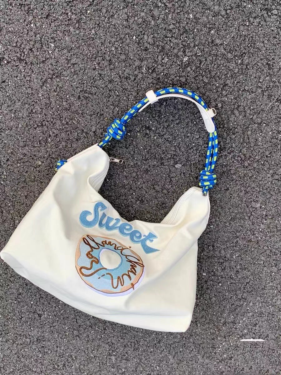 Women's Cute Niche Canvas Bag All Match Commuting