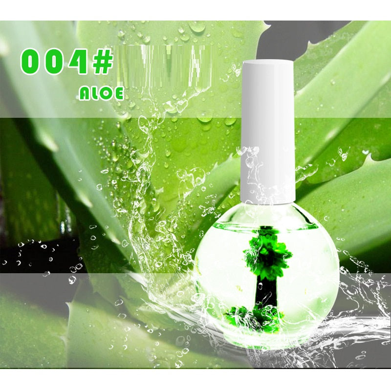 Negleskønhed Tørrede Blomster Næring Neglebehandling Olie Mod Tørre Neglebånd Neglekant Fugtgivende Neglelak Base Coat Naturlig Tørret Blomst Næringsopløsning