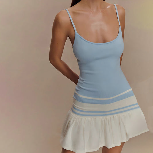 New European And American-style Strapless Slip Dress