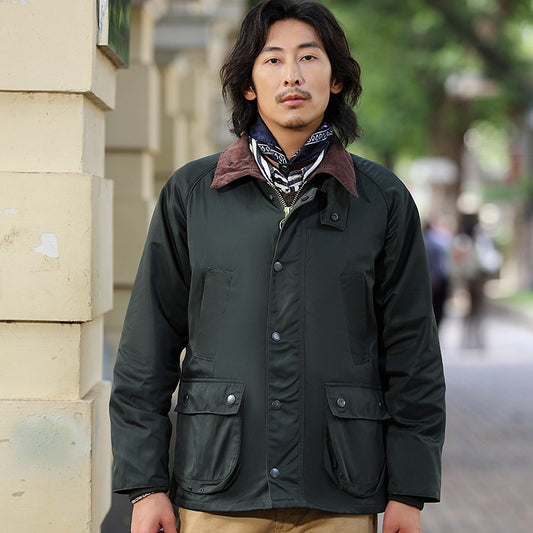 Vandtæt Safarijakke Olievoksjakke Trenchcoat Overall
