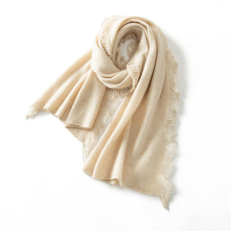 Cashmere Women's Thin Warm Single-strand Scarf