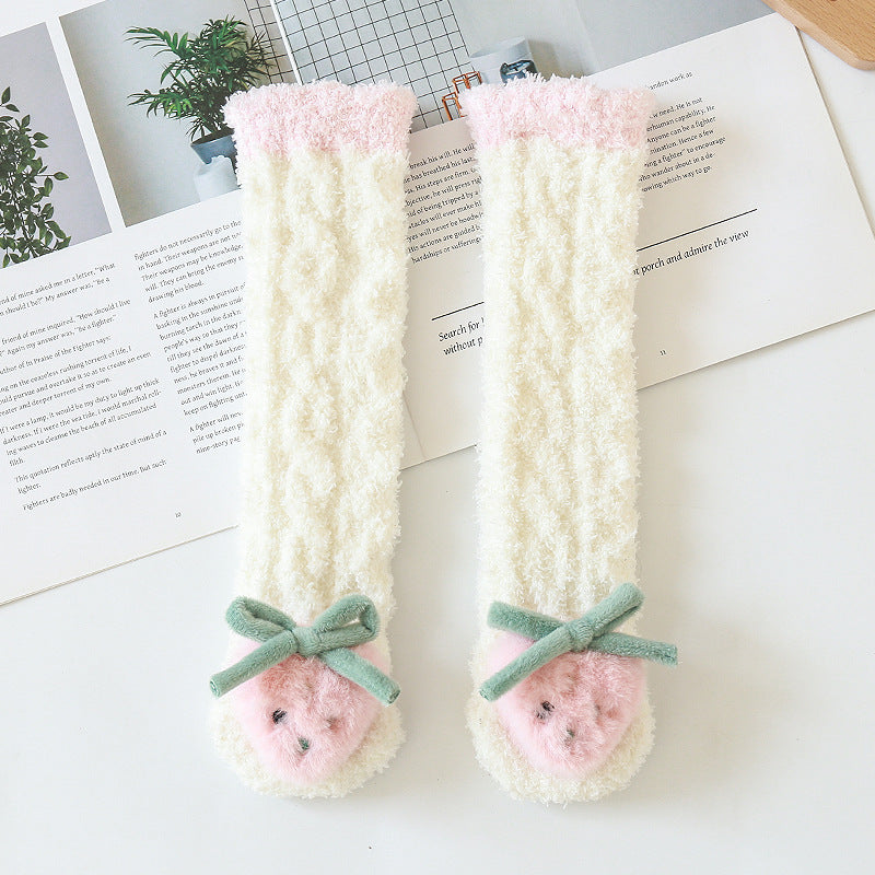 Warm Children Cartoon Doll Knee Socks