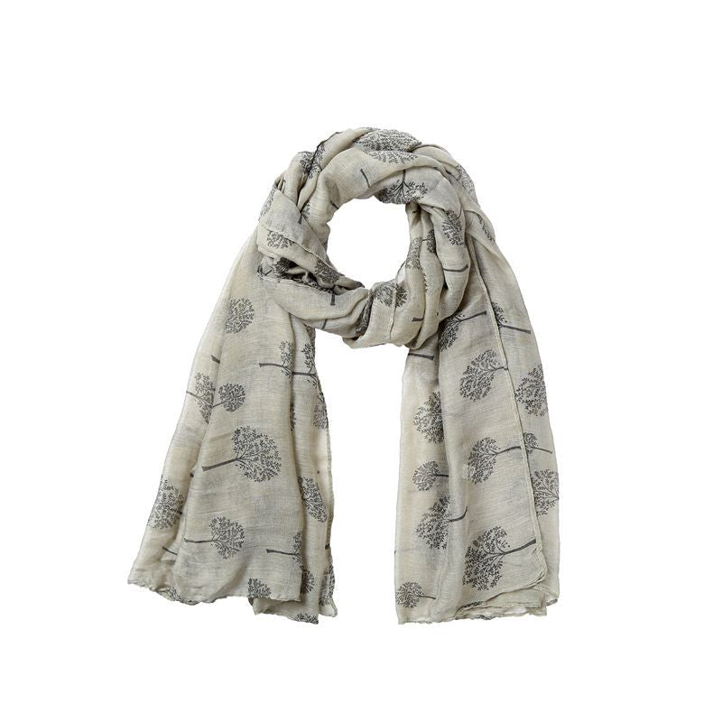 Women's Temperament Fashion Lucky Tree Print Scarf Shawl