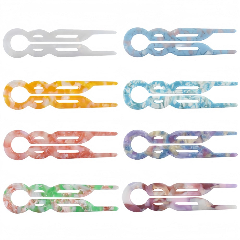Acetate Hairpin U-shaped French Style